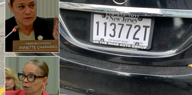 Cómo saber cómo es una placa falsa temporal de New Jersey Aprenda Cómo saber cómo es una placa falsa temporal de New Jersey