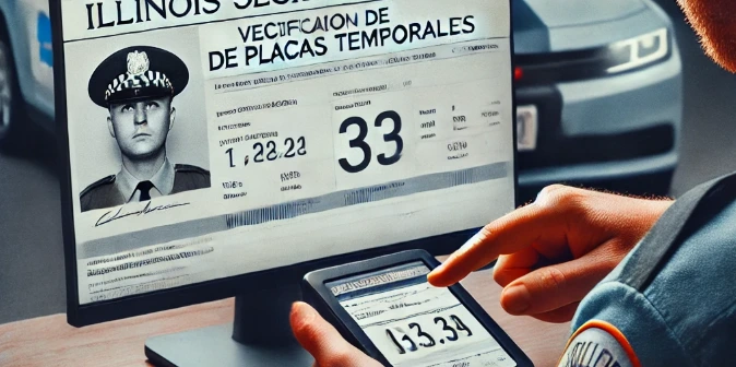 1verificar placas temporales en Illinois Cómo verificar placas temporales en Illinois