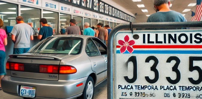 Sacar una Placa Temporal en Illinois Donde Puedo Sacar una Placa Temporal en Illinois DMV